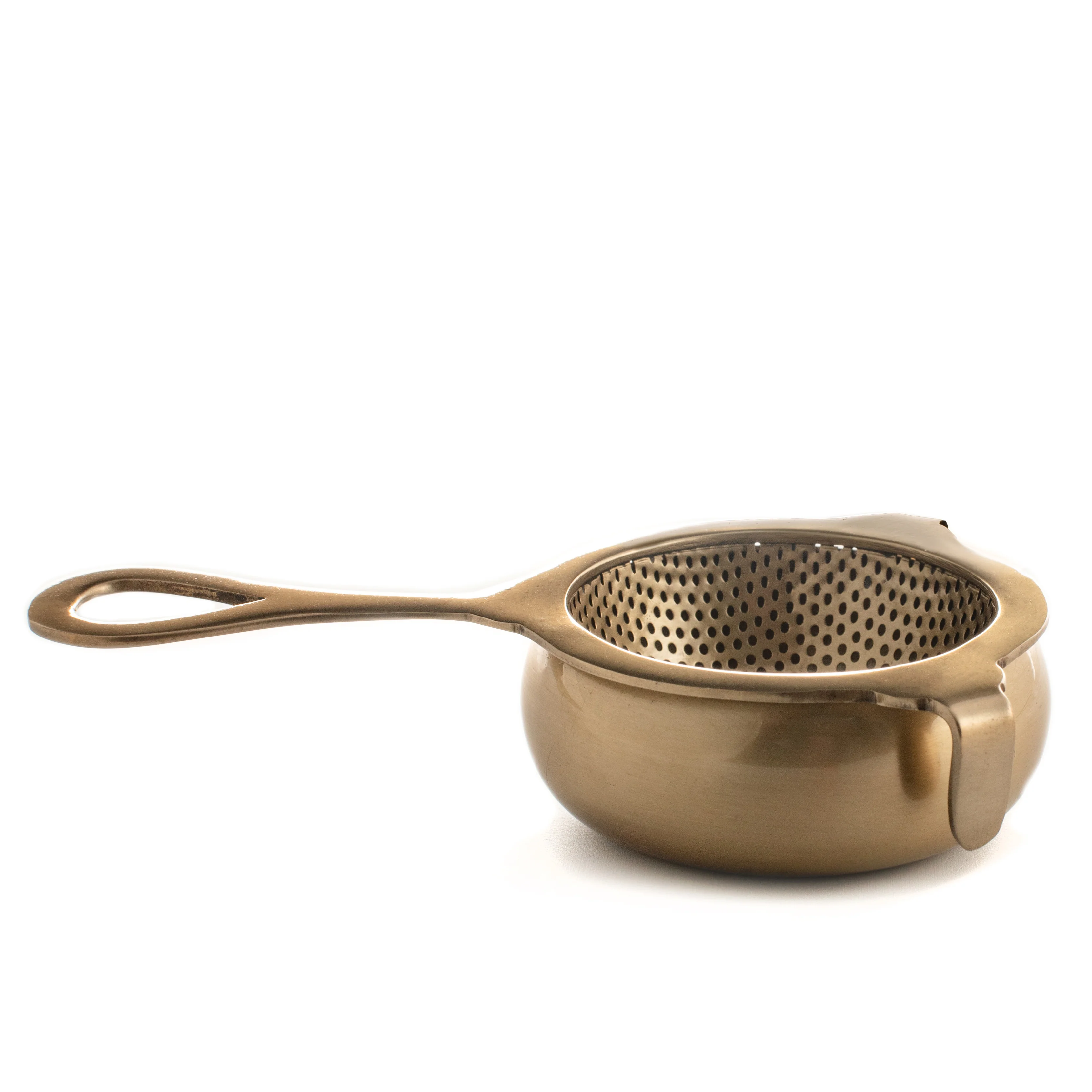 Nkuku Antique Brass Tea Strainer - Image 3