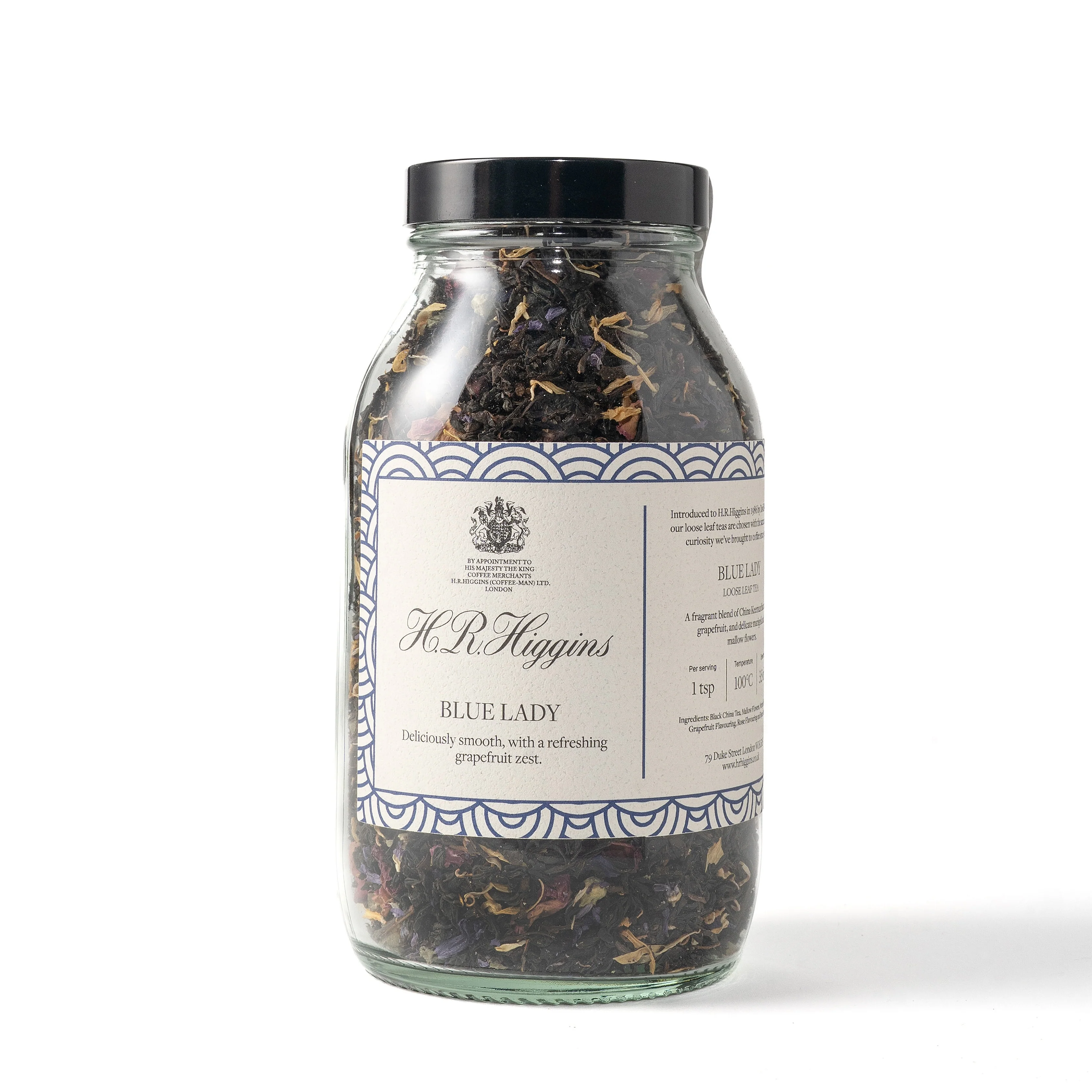 Blue Lady Loose Leaf Tea Jar - Image 3