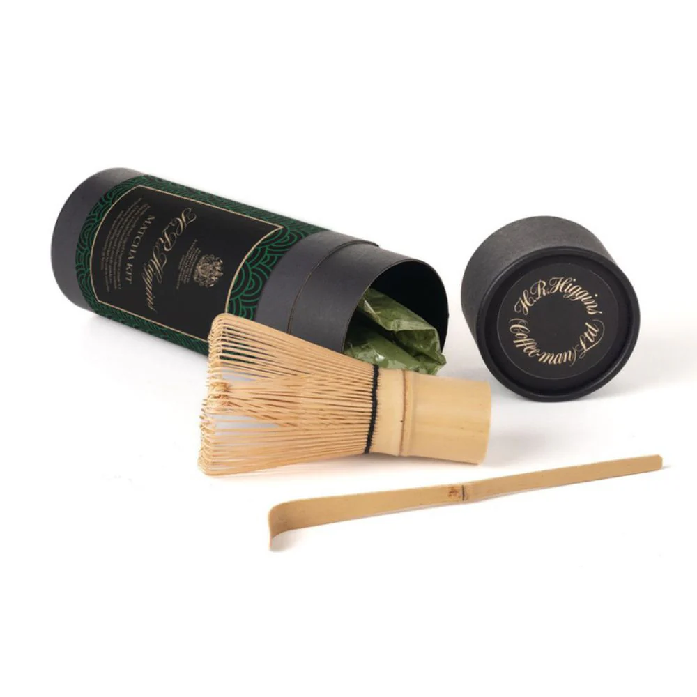 Finest Grade VI Japanese Matcha, Bamboo Chasen Whisk & Scoop Kit - Image 3