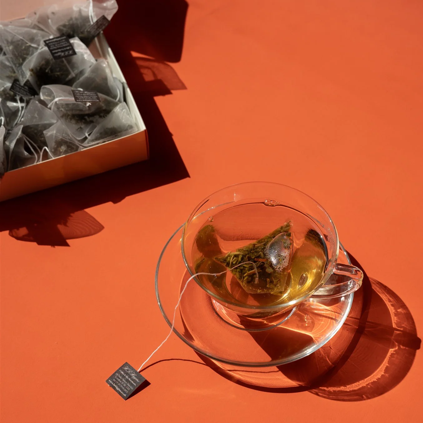 Green Tea Pyramid Bag Box - Image 4