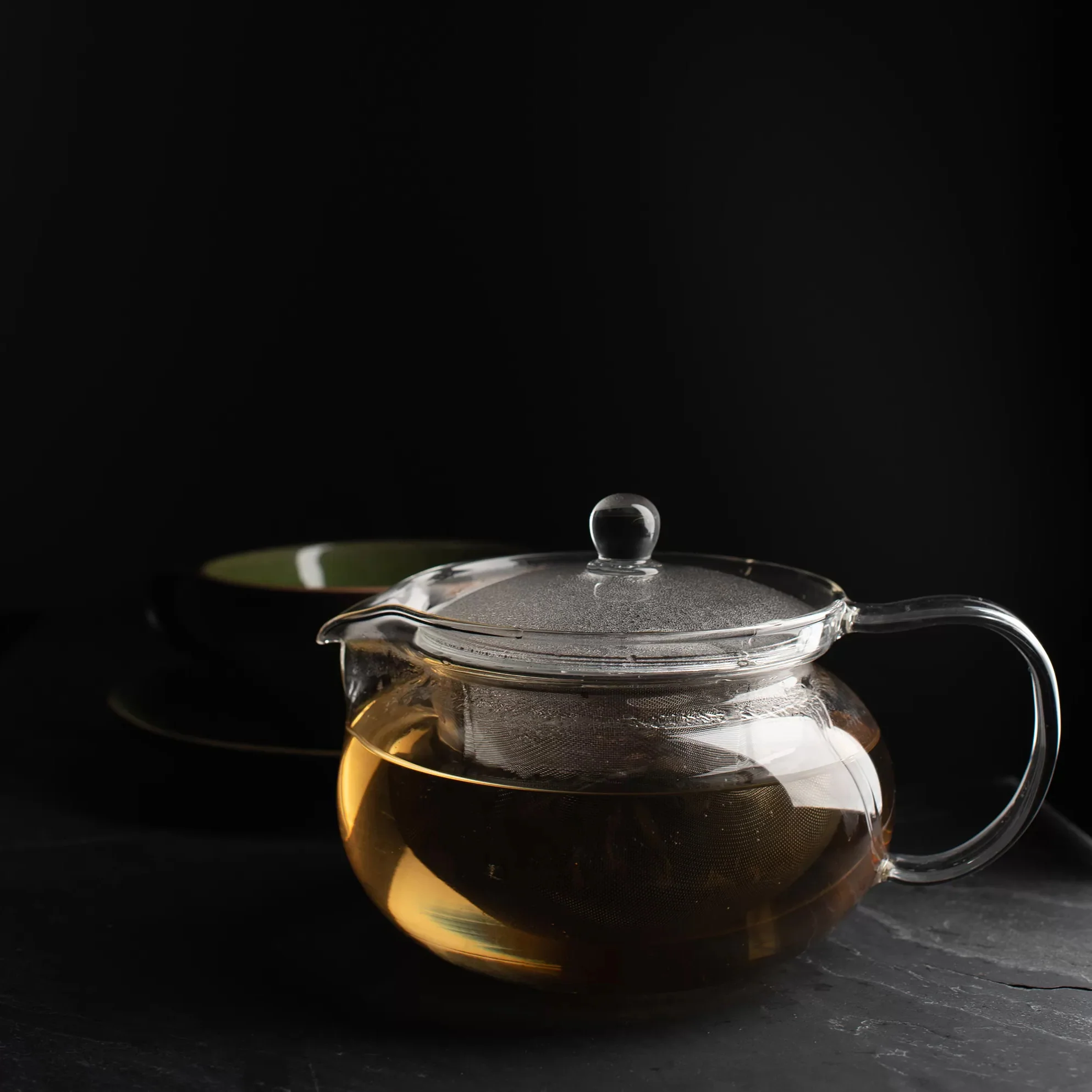 Hario Glass ChaCha Kyusu Maru Teapot - Image 3