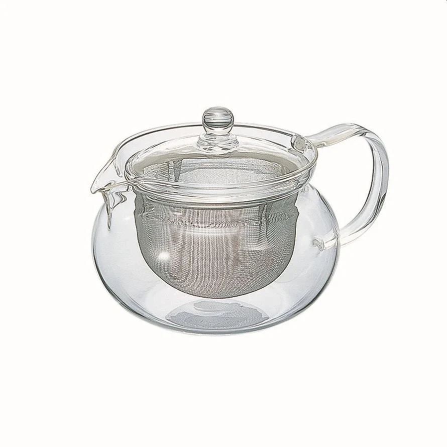 Hario Glass ChaCha Kyusu Maru Teapot - Image 9