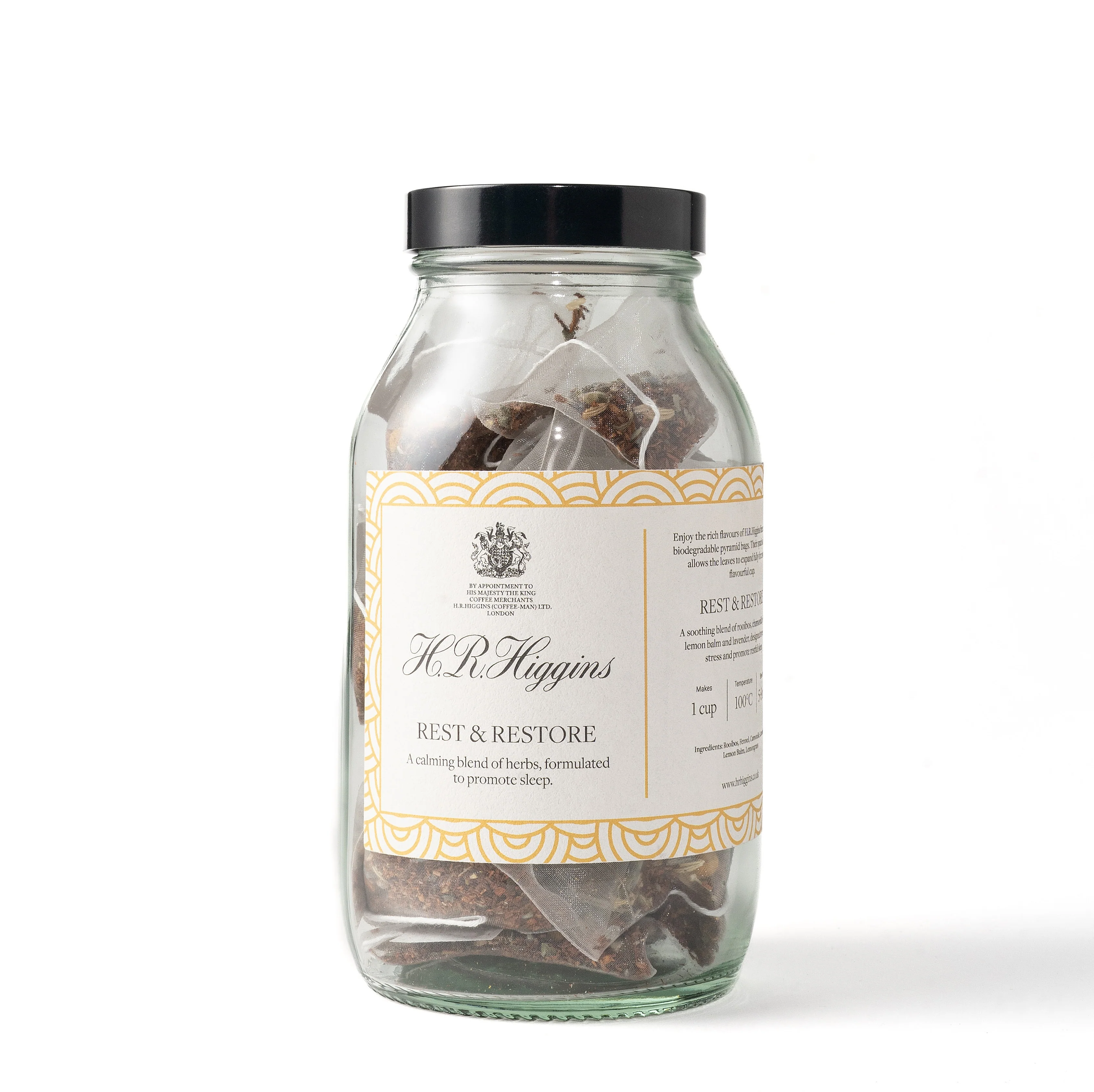 Rest and Restore Pyramid Tea Bag Jar - Image 3